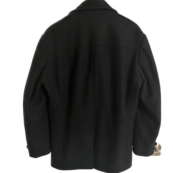 Men's CALVIN KLEINWool BlendPeacoatBlackSize - L